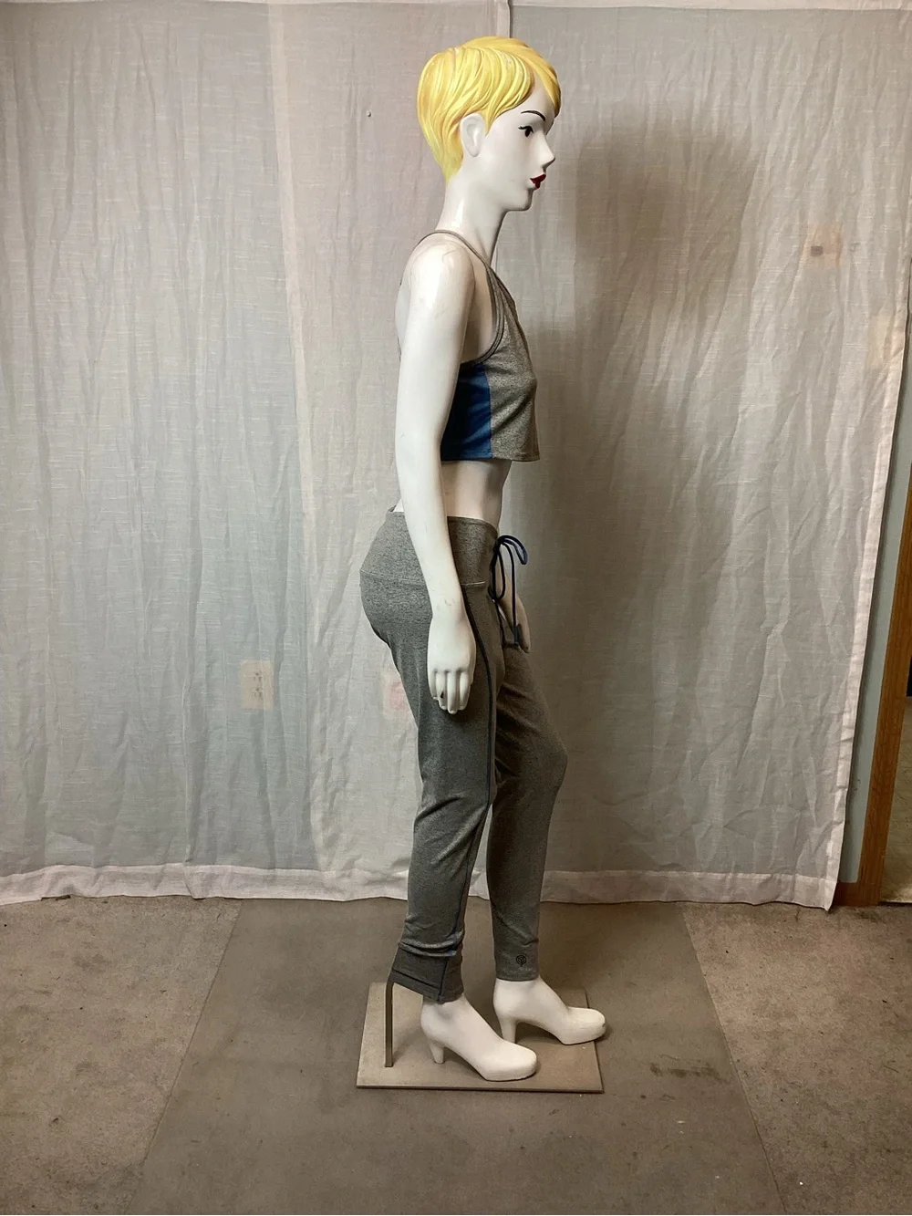 NWT Year of Ours Heather Grey Matching Activewear Set; Size: L